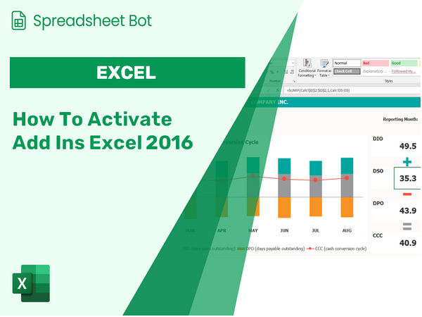 How To Activate Add Ins Excel 2016?