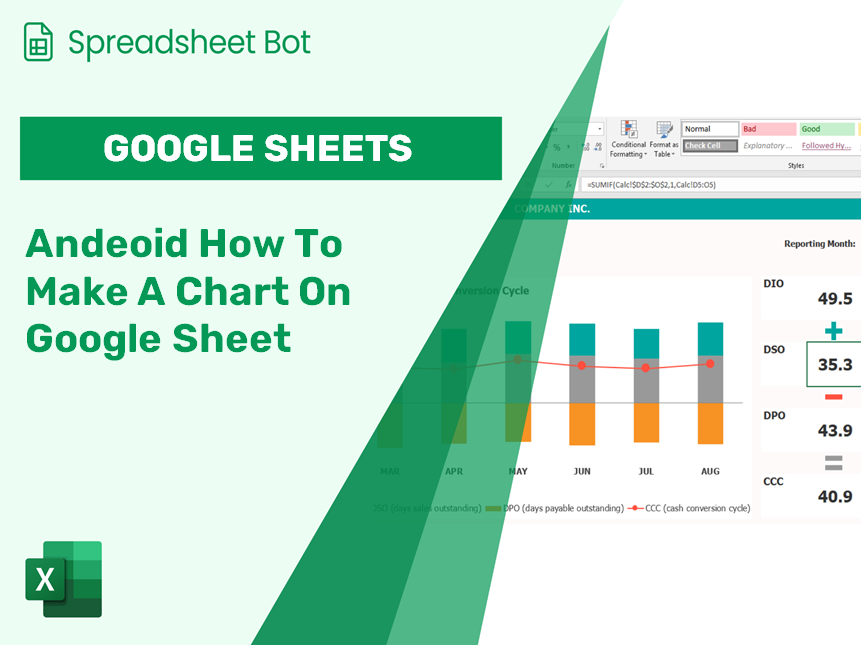 Andeoid How To Make A Chart On Google Sheet?