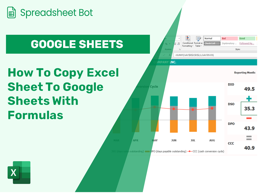 How To Copy Excel Sheet To Google Sheets With Formulas?