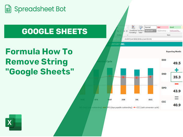 Formula How To Remove String "Google Sheets"?