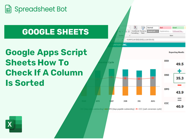 Google Apps Script Sheets How To Check If A Column Is Sorted?