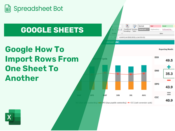 Google How To Import Rows From Oen Sheet To Another?