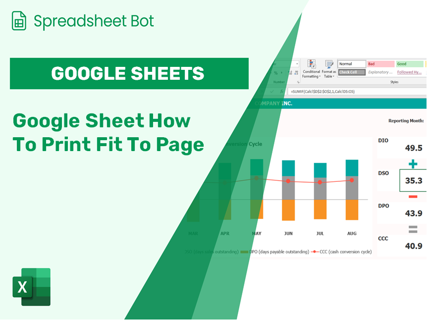 Google Sheet How To Print Fit To Page?