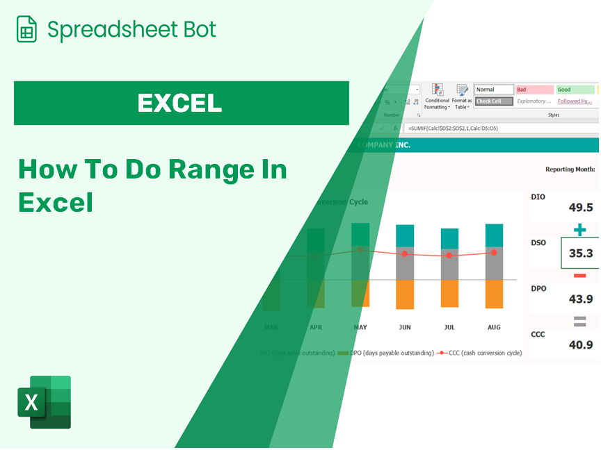 How To Do Range In Excel?