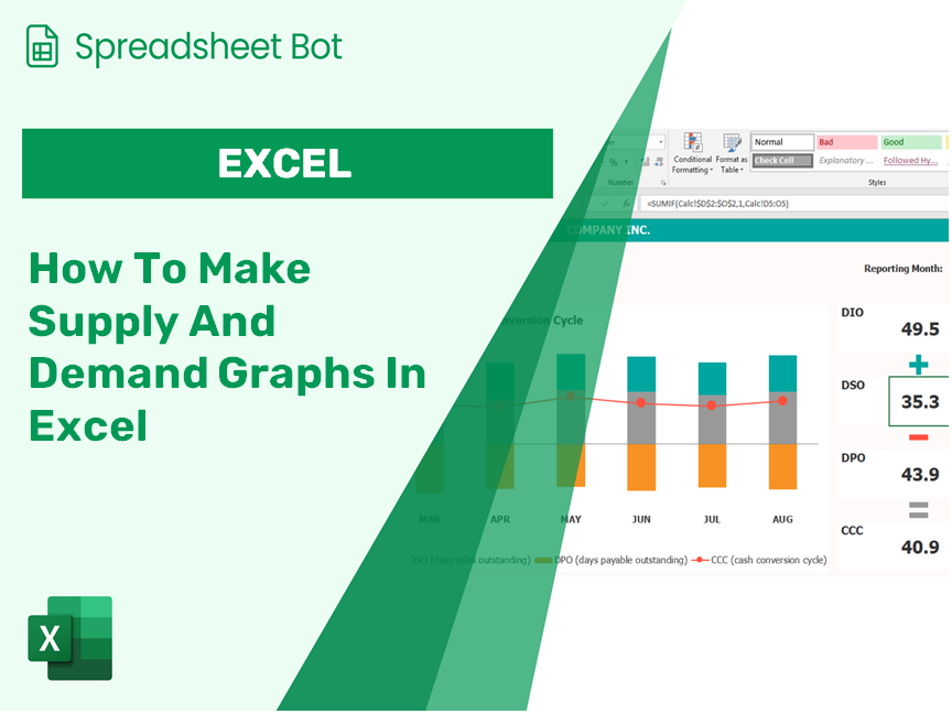 How To Make Supply And Demand Graphs In Excel?