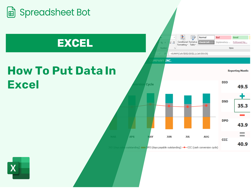 How To Put Data In Excel?