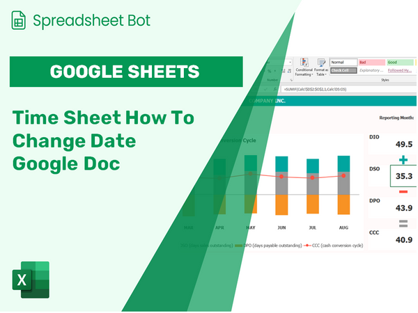 Time Sheet How To Change Date Google Doc?